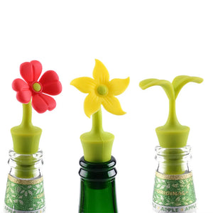 Sparkling Silicone Bottle Stoppers