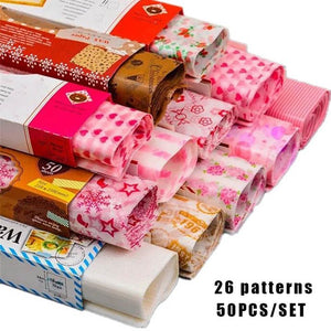 TODAY'S DEAL - $18 OFF 50Pcs Food Wrapping Paper