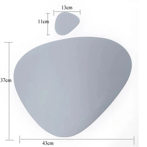 Chic PU Leather Placemats - Stylish Table Accessories