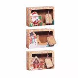 3/6/9/12pcs Kraft Paper Candy Boxes Merry Christmas