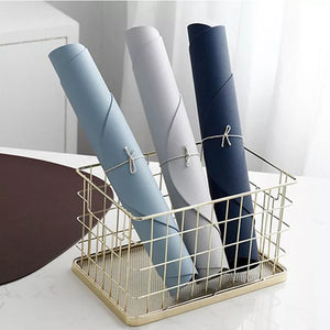 Chic PU Leather Placemats - Stylish Table Accessories