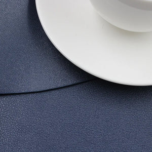 Chic PU Leather Placemats - Stylish Table Accessories