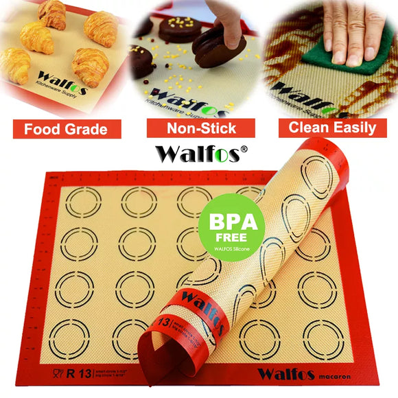WALFOS Non-Stick Silicone Baking Mat Pad