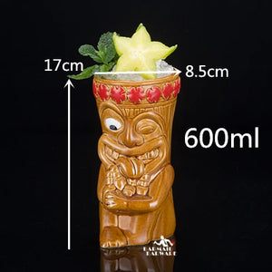 Creative Ceramic Tiki Mug - Cheers to Style and Spirits