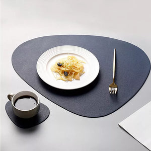 Chic PU Leather Placemats - Stylish Table Accessories