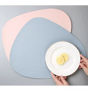 Chic PU Leather Placemats - Stylish Table Accessories