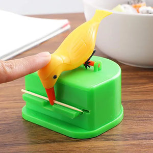 Quirky Charm: Cartoon Bird Toothpick Holder
