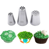 Stainless Steel Grass Cream Nozzles - Baking Tools