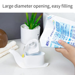 Snail Charm: Plastic Liquid Soap Dispenser