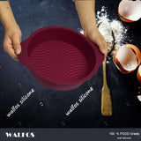 WALFOS Big Round Food Grade Silicone Cake Pan - Baking Marvel