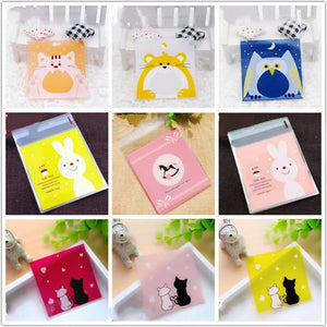 50pcs Cute Bow Design Cake Gift Packages