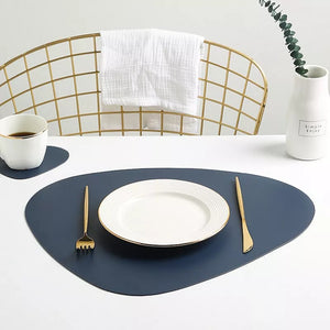 Chic PU Leather Placemats - Stylish Table Accessories