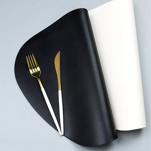 Chic PU Leather Placemats - Stylish Table Accessories
