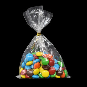 Whimsical Transparent Plastic Candy Bags