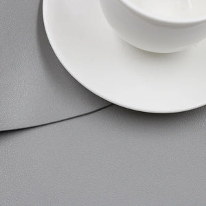 Chic PU Leather Placemats - Stylish Table Accessories