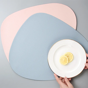 Chic PU Leather Placemats - Stylish Table Accessories