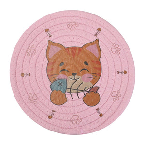 Durable Cat Pattern Coasters - Stylish and Functional Home Decor