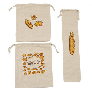 Chic and Practical: Cotton Linen Bread Bags