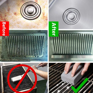 Grill Revival: BBQ Grill Cleaning Brick Block