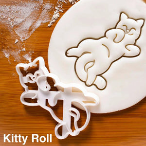 Bring Joy to Baking with Cute Corgi Kitty Cookie Molds