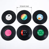 Groovy Vibes: Retro Record Disk Coasters for Your Drinks