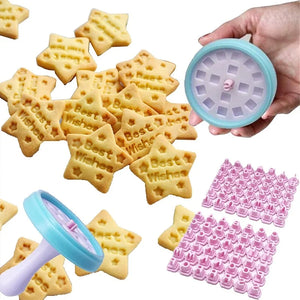 Number Letters Cookie Stamp Fondant Cutter