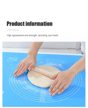 Silicone Mat Kneading Dough - Non-Stick Rolling Large Dough Pads