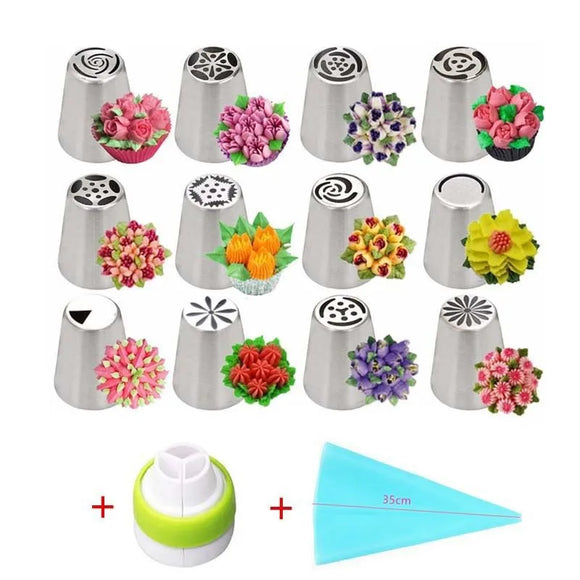 7 Style Russian Tulip Icing Nozzles
