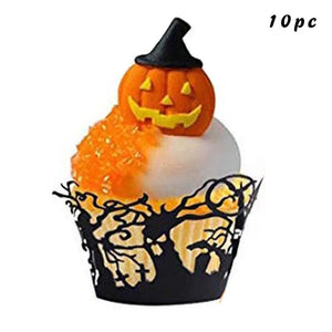 Halloween Hollow Out Cupcake Surround: Spooky Party Delight