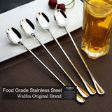 Oriental Charm: 6pcs Stainless Steel Multi-Purpose Spoons