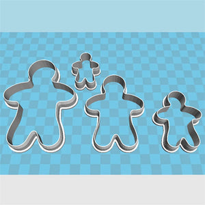 Gingerbread Man Cartoon Character Cookie Tools