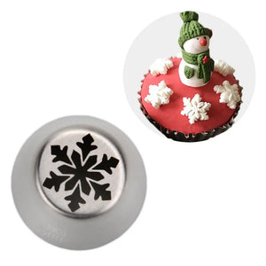 4pc Cream Nozzle Set for Festive Cake Decoration