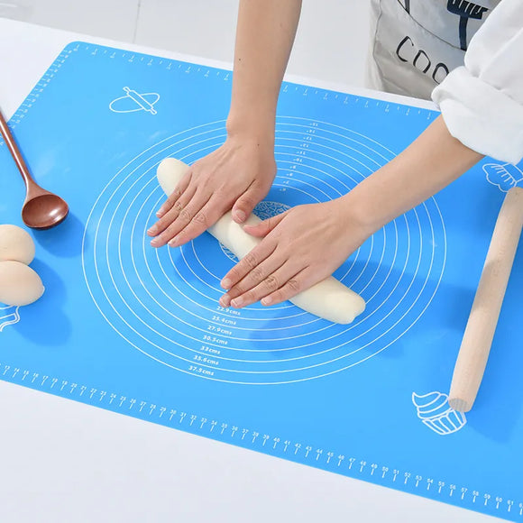 Silicone Mat Kneading Dough Non Stick Rolling Large Dough Pads