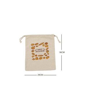 Chic and Practical: Cotton Linen Bread Bags