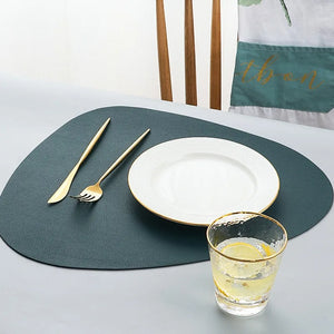 Chic PU Leather Placemats - Stylish Table Accessories