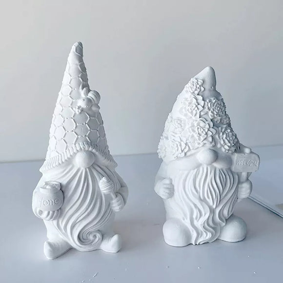 Christmas Gnomes Silicone Candle Mold