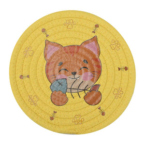 Durable Cat Pattern Coasters - Stylish and Functional Home Decor