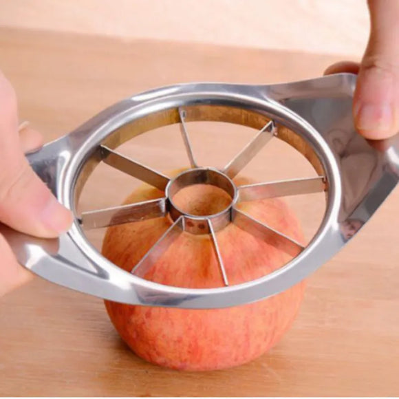 Effortless Fruit Slicing: Stainless Steel Apple Cutter Slicer