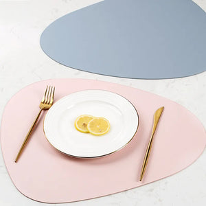 Chic PU Leather Placemats - Stylish Table Accessories