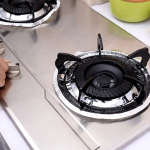 Keep Your Gas Stove Clean with Disposable Aluminium Burner Liner
