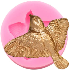 Whimsical Delights: 3D Bird Silicone Cake Molds