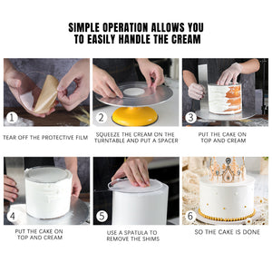 Round Acrylic Cake Discs Topper - Cake Making Marvel