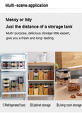 Transparent Multigrain Stackable Storage Kitchen Sealed Container