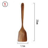 Teak Natural Wood Tableware Spoon Nano Soup Skimmer Cooking Spoon