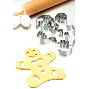 Christmas Cookie Cutter Set - 5 Festive Shapes