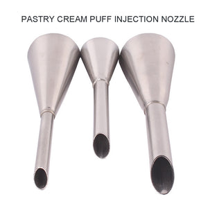 Stainless Steel Puff Nozzles - Create Delectable Patisseries