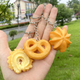 Butter Cookies Pastry Snacks Keychain