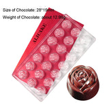 Polycarbonate Chocolate Flowers Moulds for 3D Chocolate Candy Bars Molds Tray Confectionery Form