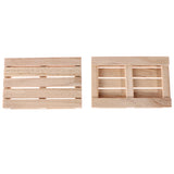Mini Wooden Pallet Beverage Coasters For Hot And Cold Drinks