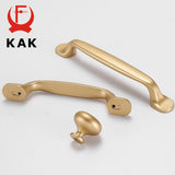 KAK European Style Matte Gold Cabinet Handles